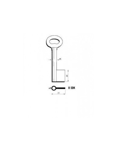 Key blank X X X X 8SDK