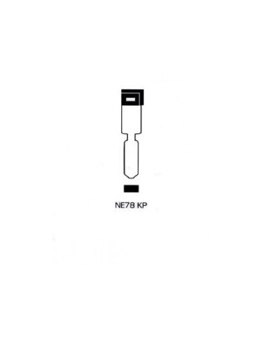 PEU-44 Peugeot key blade