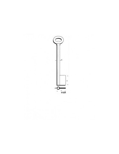 Key blank X X X X 8KLSR