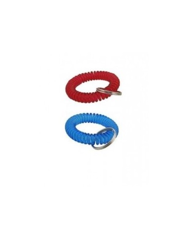 Wrist coil key ring