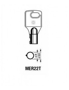 Key blank MR23T