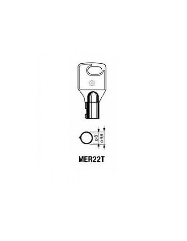 Key blank MR23T