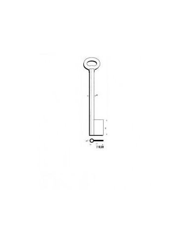 Key blank X X X X 7KLSR