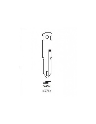 Key blade X X VA3-I X