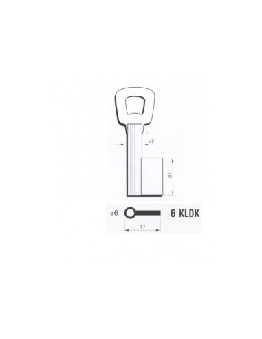 Key blank X X X X 6KLDK