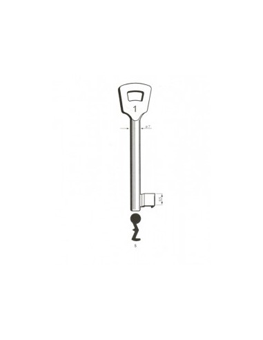 Key blank Nemef5