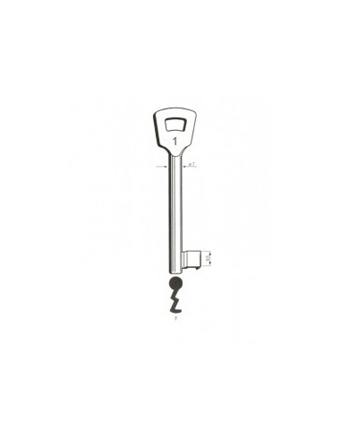 Key blank Nemef7