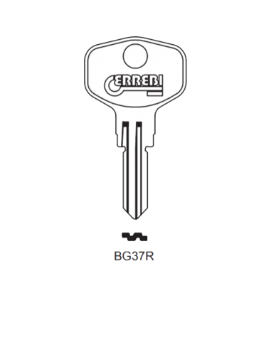 Key blank BG37R