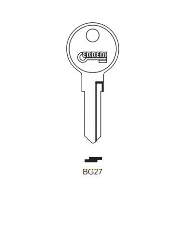 Key blank BG27