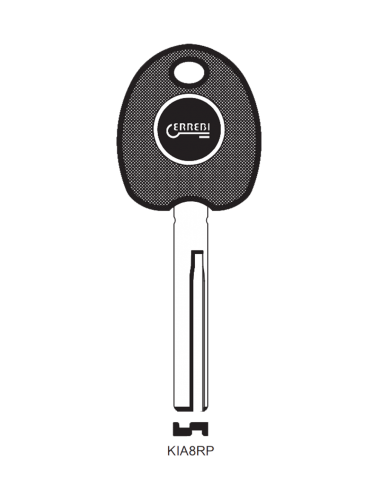 Transponder key shell T00KIA8RP