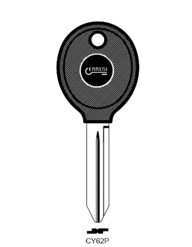 Transponder key shell TP00CHR-15P...
