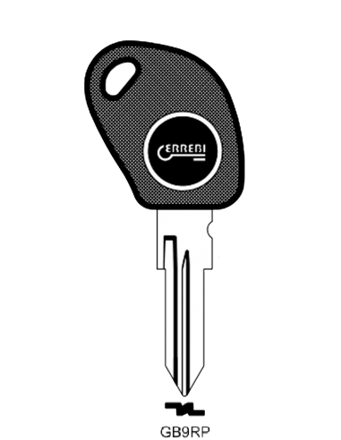 Transponder key shell T00GB9RP