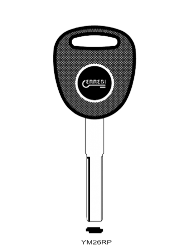 Transponder key shell T00YM26RP