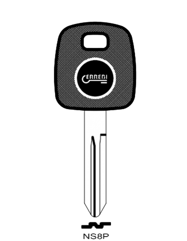 Transponder key shell T00NS8P
