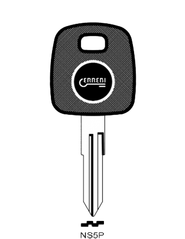 Transponder key shell T00NS5P