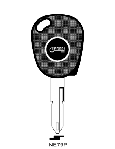 Transponder key shell T00NE79P