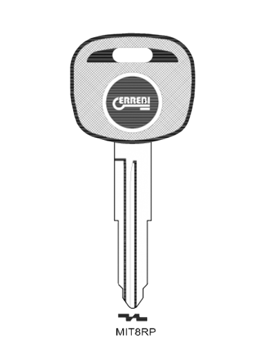 Transponder key shell T00MIT8RP