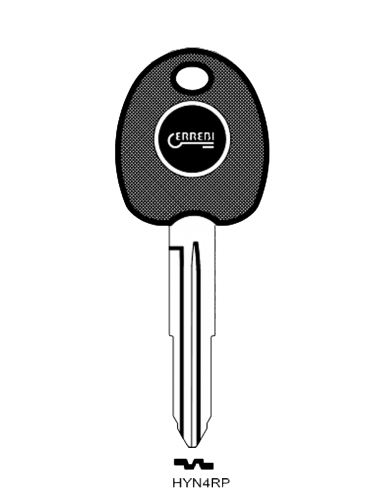 Transponder key shell T00HYN4RP