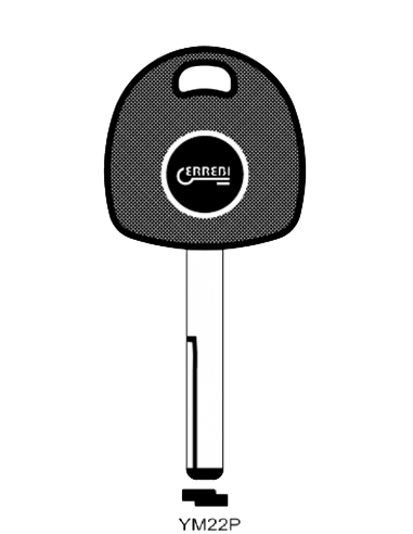 Transponder key shell T00YM22P