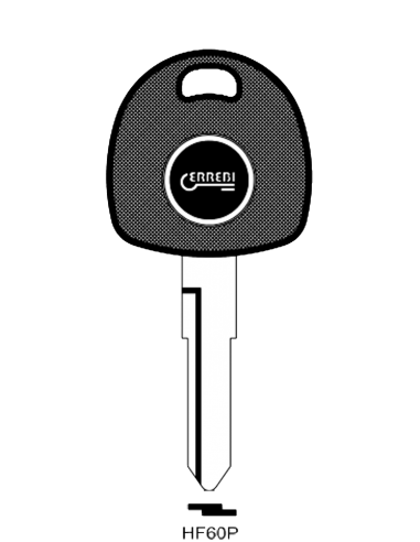 Transponder key shell T00HF60P