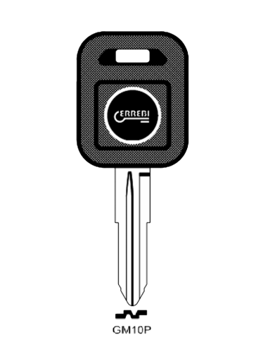 Transponder key shell T00GM10P
