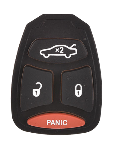 CHR-28 Chrysler rubber button B3+PANIC