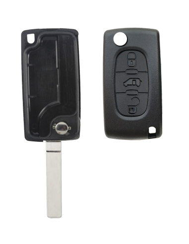 FIA-11 Fiat flip key shell HF63P...