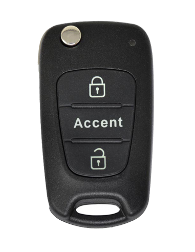 HYU-09 Hyundai remote flip key shell...