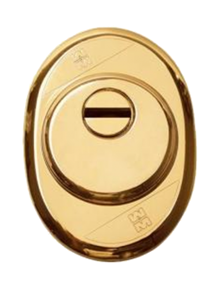 Euro cylinder cover (armoured) Mottura Defender 94KITPO Gold