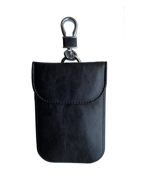 Keyless signal blocker wallet black