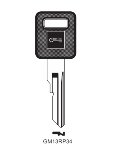Key blank GM13RP34