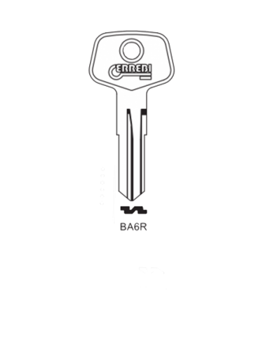 Key blank BA6R