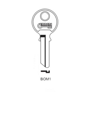 Key blank BOM1