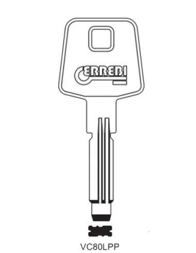 Key blank VC80LPP