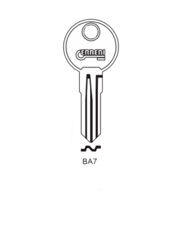 Key blank BA7