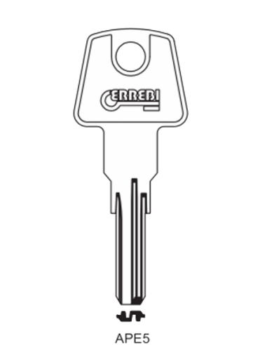 Key blank APE5