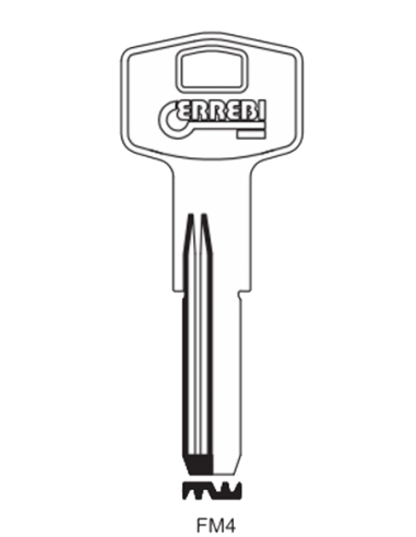 Key blank FM4