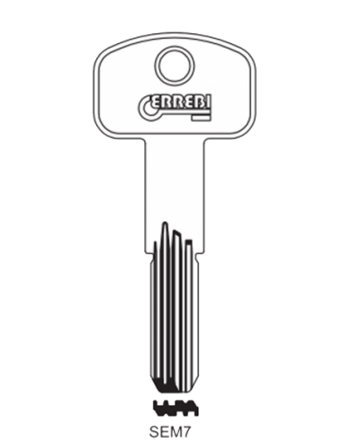 Key blank SEM7