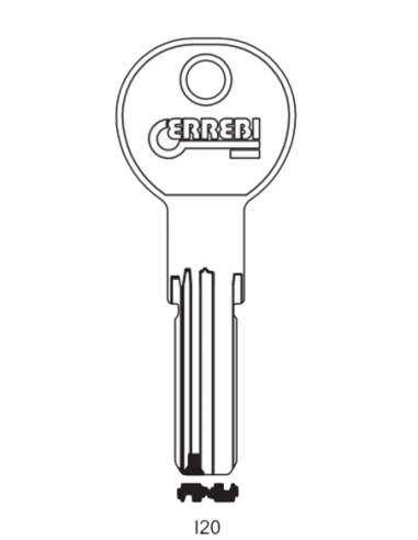 Key blank I20