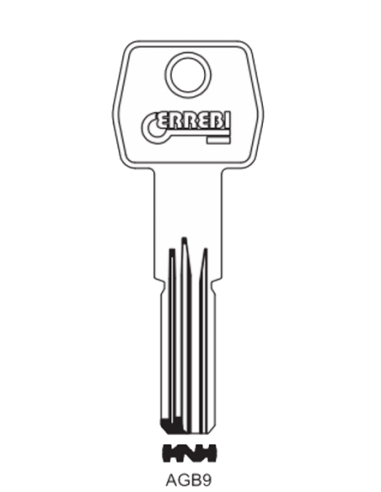 Key blank AGB9