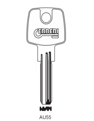 Key blank AU55