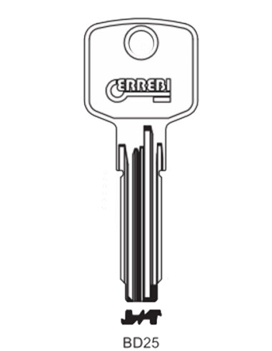 Key blank BRI-29