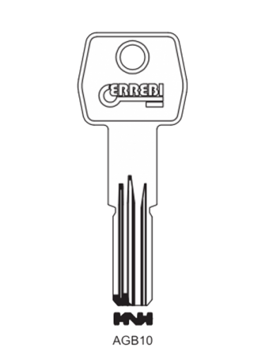 Key blank AGB10