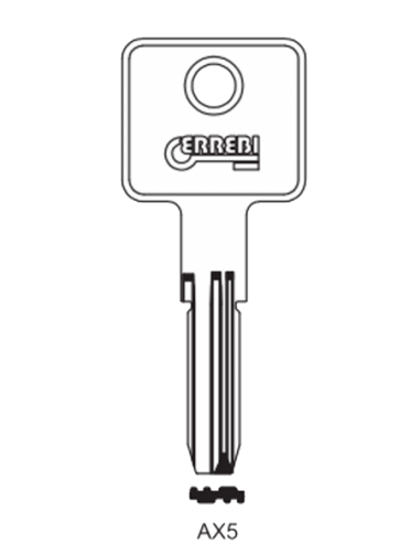 Key blank AX5