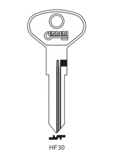 Key blank HF30