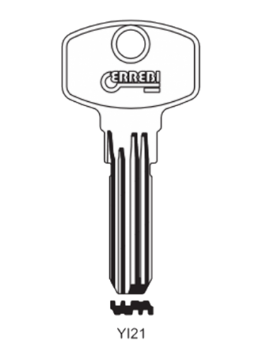 Key blank YI21