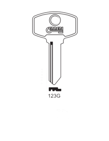 Key blank 123G