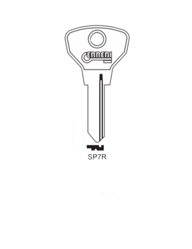 Key blank SP7R