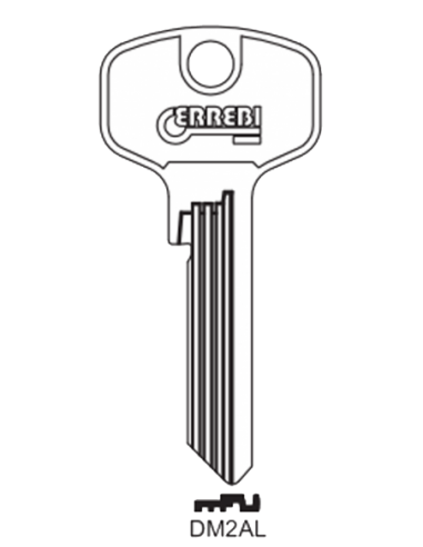 Key blank DM2AL