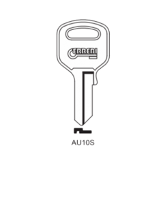 Key blank AU10S